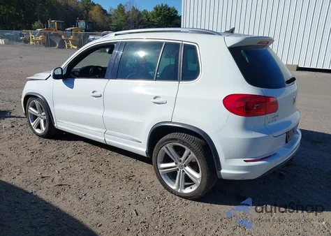 2016 Volkswagen Tiguan R-Line из США, поврежденный, VIN WVGBV7AX8GW072064